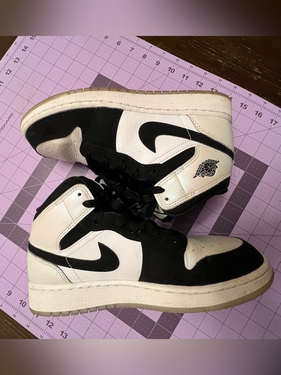 Nike Other - Nike 6.5Y Air Jordan 1 Mid GS White Shadow Black White Sneakers DN4321-100